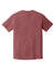 Comfort Colors 1717 Mens Short Sleeve Crewneck T-Shirt Brick Red Flat Back