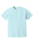 Comfort Colors 1717 Mens Short Sleeve Crewneck T-Shirt Chambray Blue Flat Front