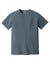 Comfort Colors 1717 Mens Short Sleeve Crewneck T-Shirt Denim Blue Flat Front