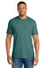 Comfort Colors 1717 Mens Short Sleeve Crewneck T-Shirt Emerald Green Model Front