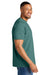 Comfort Colors 1717 Mens Short Sleeve Crewneck T-Shirt Emerald Green Model Side