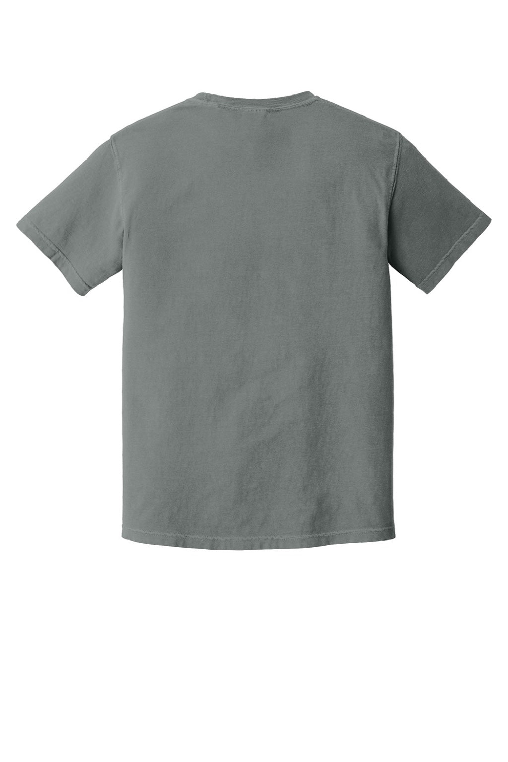 Comfort Colors 1717 Mens Short Sleeve Crewneck T-Shirt Grey Flat Back