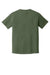 Comfort Colors 1717 Mens Short Sleeve Crewneck T-Shirt Hemp Green Flat Back