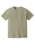 Comfort Colors 1717 Mens Short Sleeve Crewneck T-Shirt Khaki Brown Flat Front