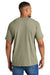 Comfort Colors 1717 Mens Short Sleeve Crewneck T-Shirt Khaki Brown Model Back