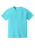 Comfort Colors 1717 Mens Short Sleeve Crewneck T-Shirt Lagoon Blue Flat Front