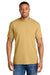 Comfort Colors 1717 Mens Short Sleeve Crewneck T-Shirt Mustard Yellow Model Front
