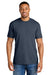 Comfort Colors 1717 Mens Short Sleeve Crewneck T-Shirt Navy Blue Model Front