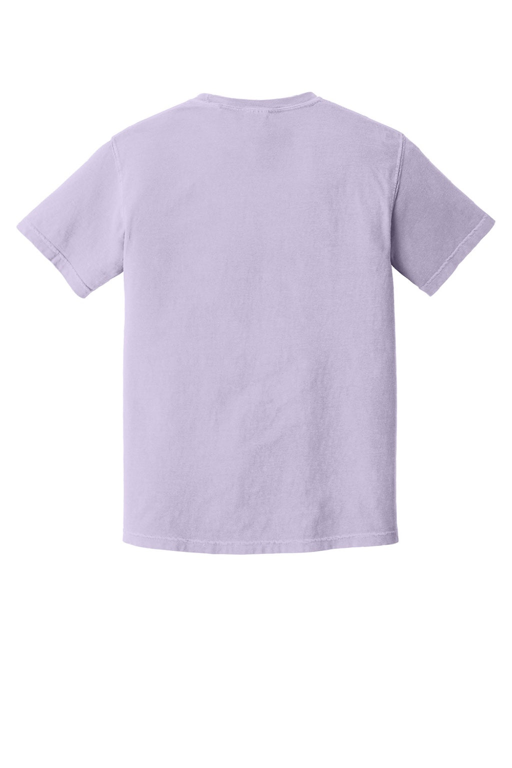 Comfort Colors 1717 Mens Short Sleeve Crewneck T-Shirt Orchid Purple Flat Back