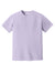 Comfort Colors 1717 Mens Short Sleeve Crewneck T-Shirt Orchid Purple Flat Front
