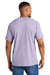 Comfort Colors 1717 Mens Short Sleeve Crewneck T-Shirt Orchid Purple Model Back