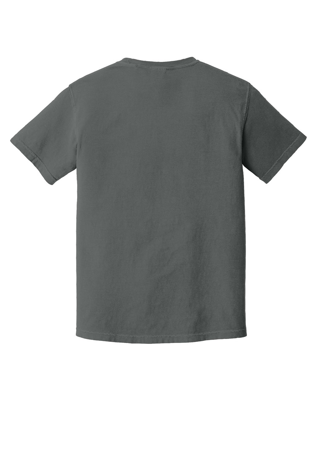 Comfort Colors 1717 Mens Short Sleeve Crewneck T-Shirt Pepper Grey Flat Back