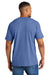 Comfort Colors 1717 Mens Short Sleeve Crewneck T-Shirt Periwinkle Blue Model Back