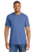Comfort Colors 1717 Mens Short Sleeve Crewneck T-Shirt Periwinkle Blue Model Front