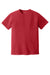 Comfort Colors 1717 Mens Short Sleeve Crewneck T-Shirt Red Flat Front