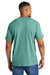Comfort Colors 1717 Mens Short Sleeve Crewneck T-Shirt Seafoam Green Model Back