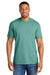 Comfort Colors 1717 Mens Short Sleeve Crewneck T-Shirt Seafoam Green Model Front