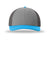 Richardson Hats 173 Mens Hood River Snapback Hat Cement Grey/Dark Charcoal Grey/Pool Blue Flat Front