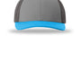 Richardson Hats Mens Hood River Snapback Hat - Cement Grey/Dark Charcoal Grey/Pool Blue - NEW