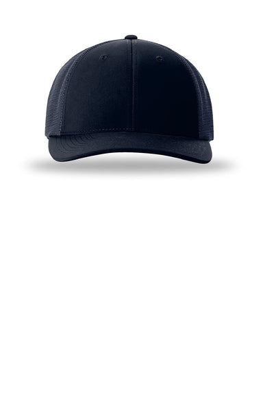 Richardson Hats 173 Mens Hood River Snapback Hat Midnight Navy Blue Flat Front