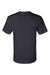Bayside BA2905 Mens USA Made Short Sleeve Crewneck T-Shirt Navy Blue Flat Back