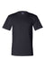 Bayside 2905 Mens USA Made Short Sleeve Crewneck T-Shirt Navy Blue Flat Front