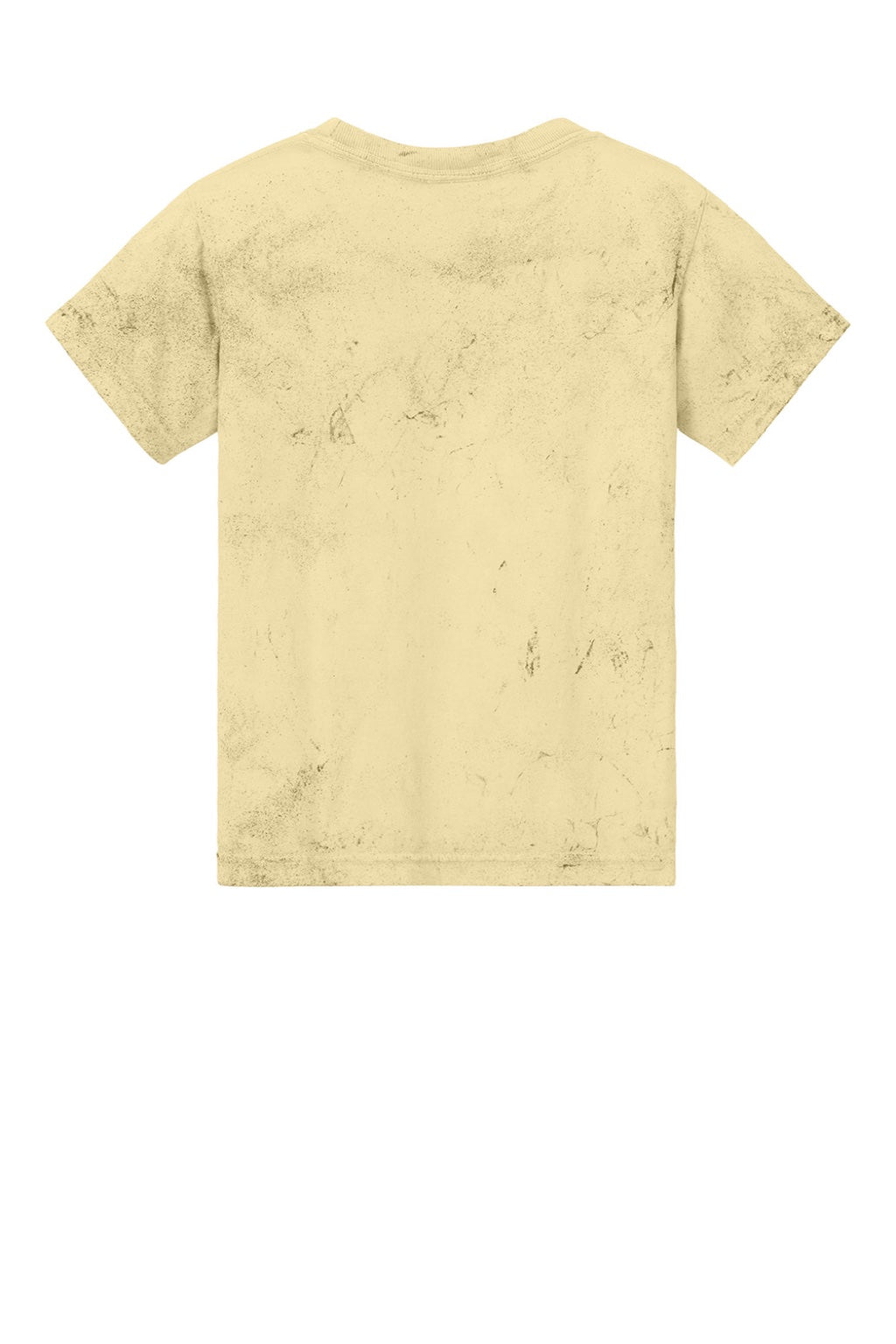 Comfort Colors 1745Y Youth Color Blast Short Sleeve Crewneck T-Shirt Citrine Yellow Flat Back