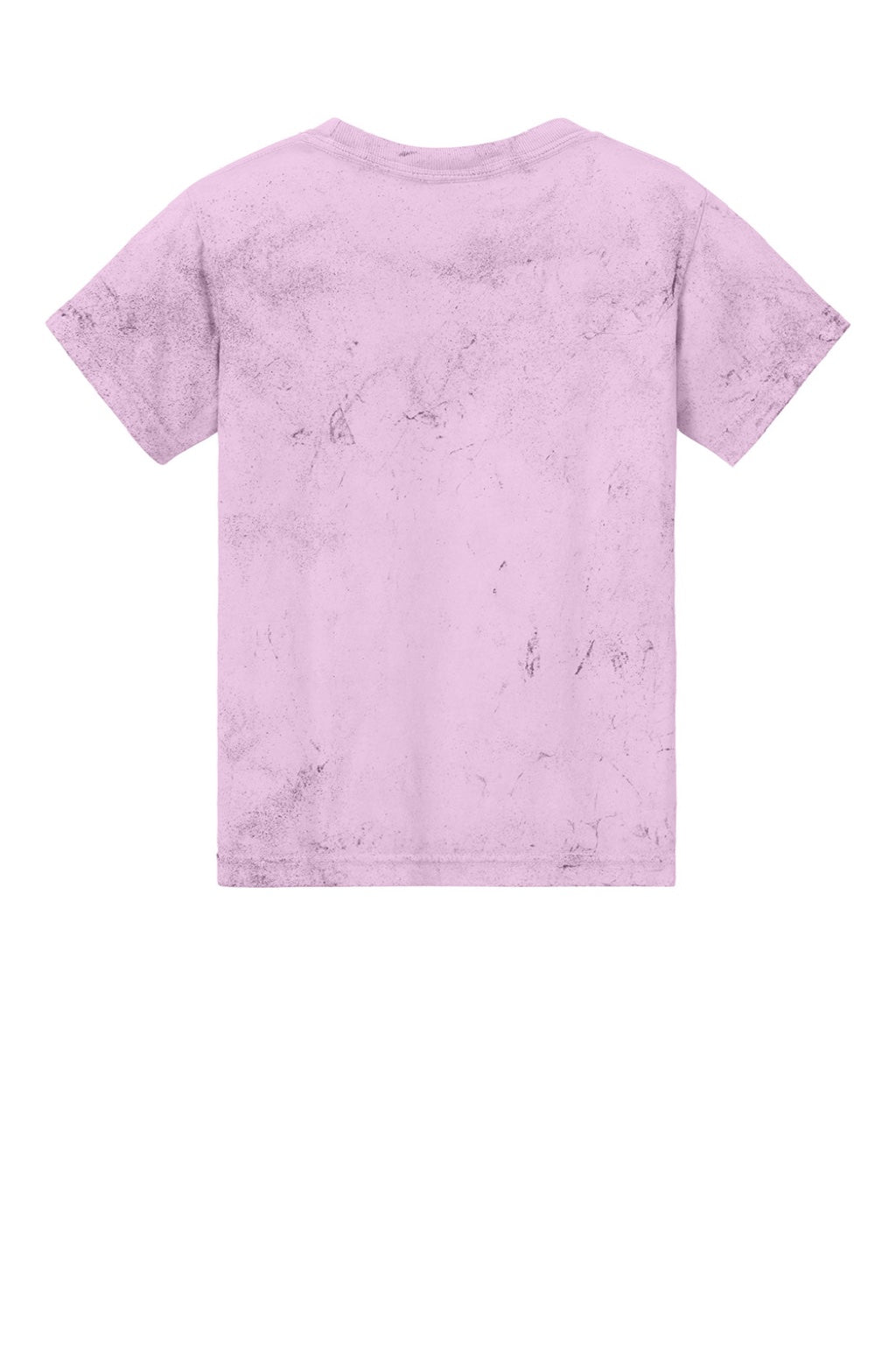 Comfort Colors 1745Y Youth Color Blast Short Sleeve Crewneck T-Shirt Hibiscus Pink Flat Back