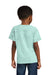 Comfort Colors 1745Y Youth Color Blast Short Sleeve Crewneck T-Shirt Sea Glass Green Model Back