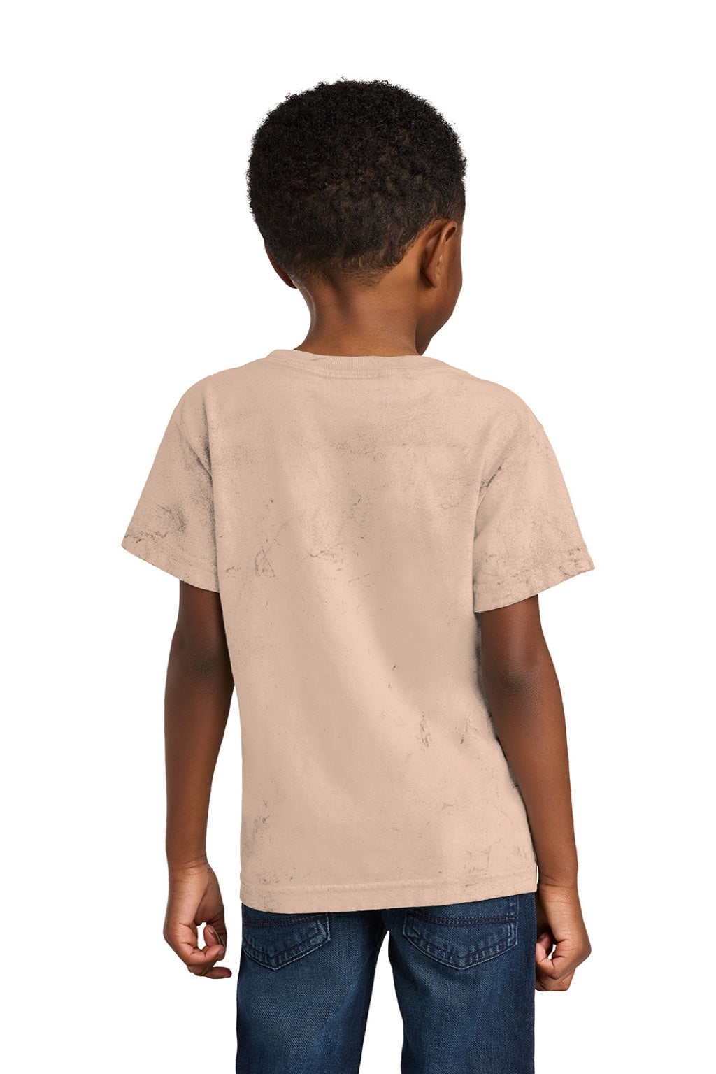 Comfort Colors 1745Y Youth Color Blast Short Sleeve Crewneck T-Shirt Umber Model Back
