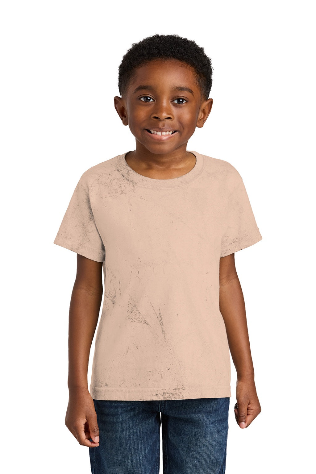Comfort Colors 1745Y Youth Color Blast Short Sleeve Crewneck T-Shirt Umber Model Front