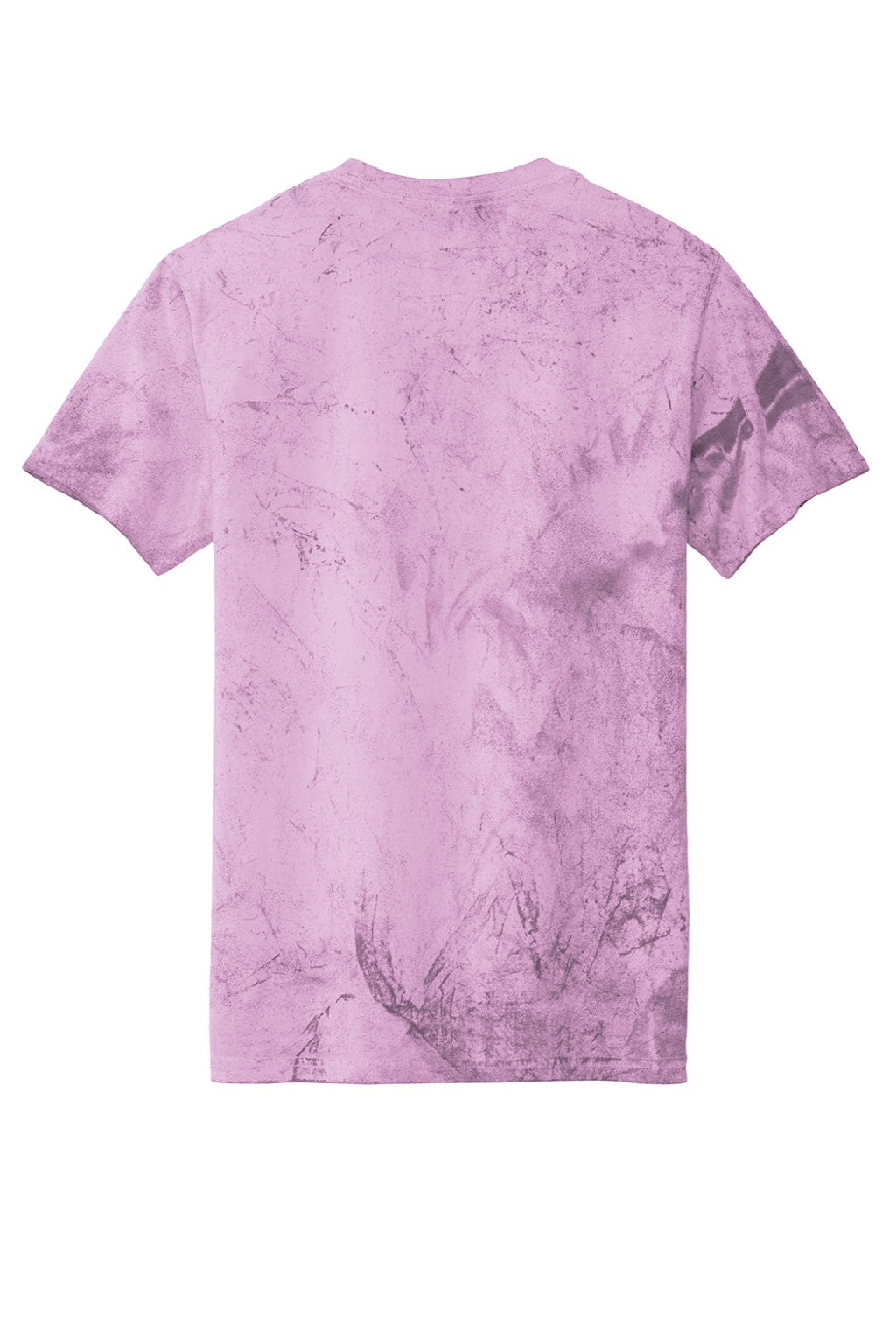 Comfort Colors 1745 Mens Color Blast Short Sleeve Crewneck T-Shirt Hibiscus Pink Flat Back