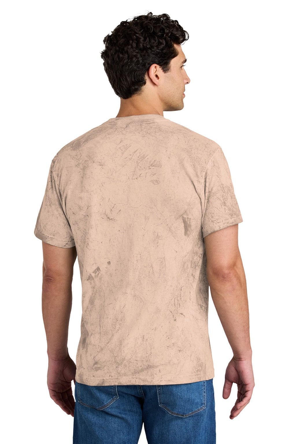 Comfort Colors 1745 Mens Color Blast Short Sleeve Crewneck T-Shirt Umber Model Back