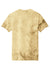 Comfort Colors 1745 Mens Color Blast Short Sleeve Crewneck T-Shirt Citrine Yellow Flat Back