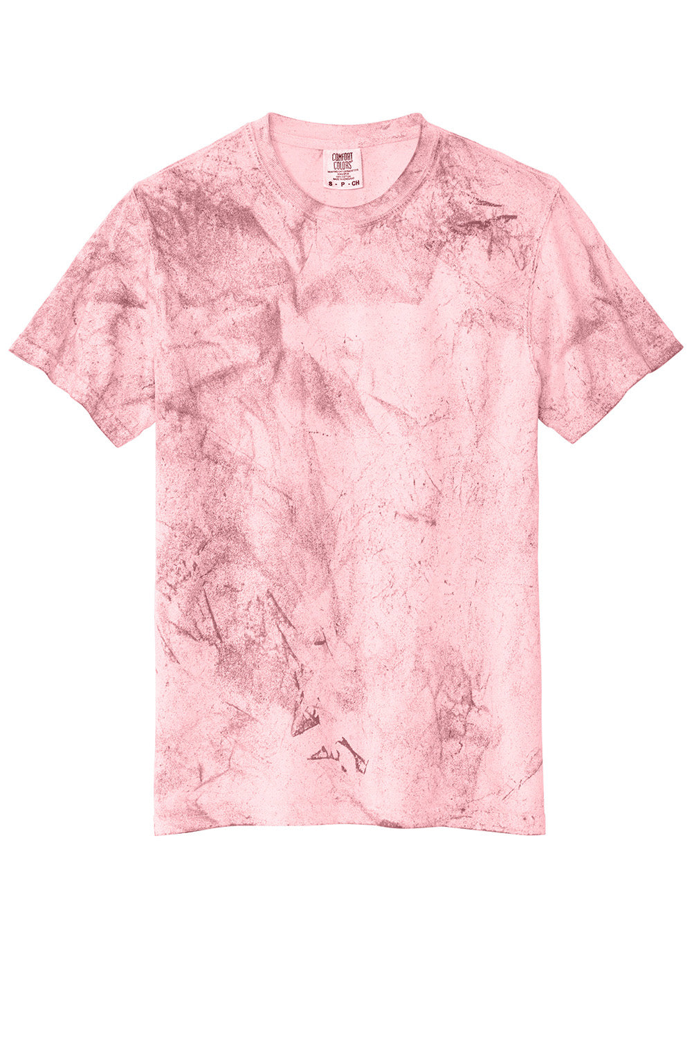 Comfort Colors 1745 Mens Color Blast Short Sleeve Crewneck T-Shirt Clay Red Flat Front