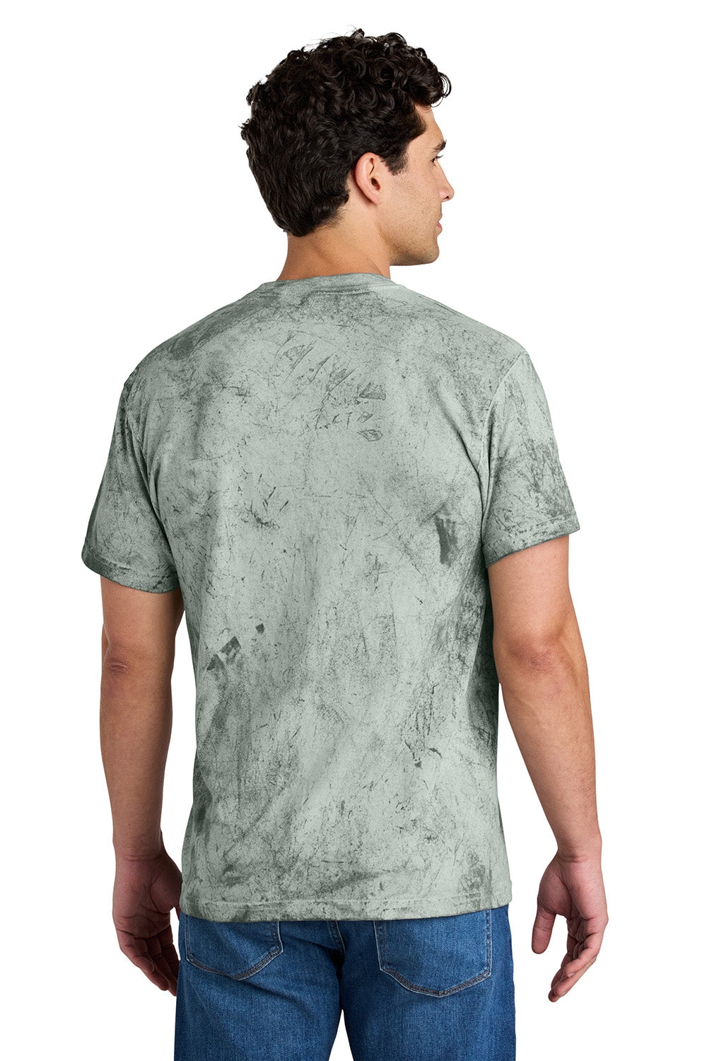 Comfort Colors 1745 Mens Color Blast Short Sleeve Crewneck T-Shirt Fern Green Model Back