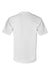 Bayside BA3015 Mens USA Made Short Sleeve Crewneck T-Shirt w/ Pocket Ash Grey Flat Back