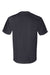Bayside 3015 Mens Union Made Short Sleeve Crewneck T-Shirt w/ Pocket Navy Blue Flat Back