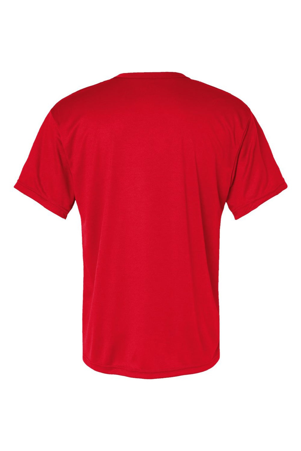 Alleson Athletic 7930 Mens B-Core Placket Short Sleeve Jersey Red Flat Back