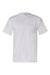 Bayside BA7100 Mens USA Made Short Sleeve Crewneck T-Shirt w/ Pocket Ash Grey Flat Front