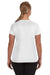 Augusta Sportswear 1790 Womens Moisture Wicking Short Sleeve V-Neck T-Shirt White Model Back