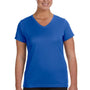 Augusta Sportswear Womens Moisture Wicking Short Sleeve V-Neck T-Shirt - Royal Blue