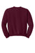 Gildan 18000B Youth Pill Resistant Fleece Crewneck Sweatshirt Maroon Flat Back