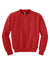 Gildan 18000B Youth Pill Resistant Fleece Crewneck Sweatshirt Red Flat Front