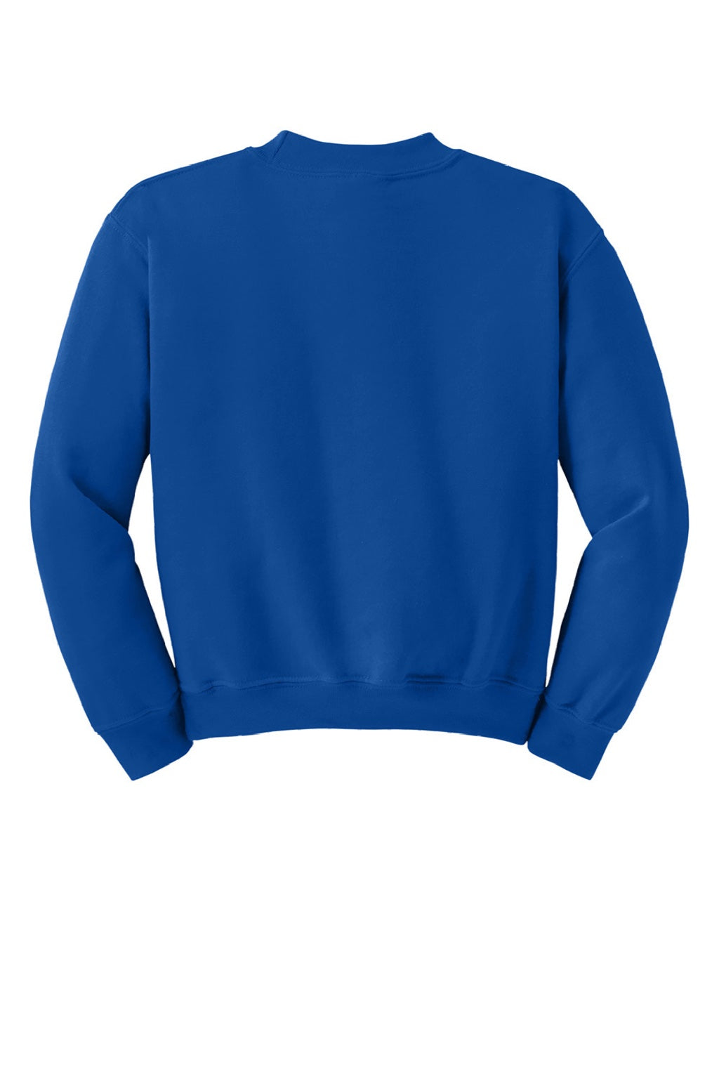 Gildan 18000B Youth Pill Resistant Fleece Crewneck Sweatshirt Royal Blue Flat Back