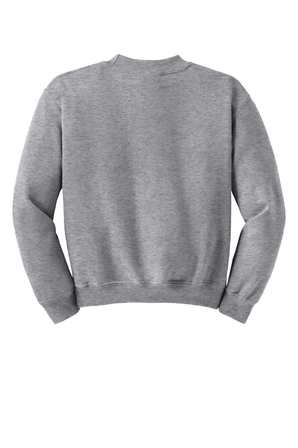 Gildan 18000B Youth Pill Resistant Fleece Crewneck Sweatshirt Sport Grey Flat Back