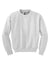 Gildan 18000B Youth Pill Resistant Fleece Crewneck Sweatshirt White Flat Front