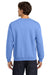 Gildan 18000 Mens Pill Resistant Fleece Crewneck Sweatshirt Carolina Blue Model Back