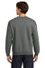 Gildan 18000 Mens Pill Resistant Fleece Crewneck Sweatshirt Charcoal Grey Model Back