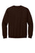 Gildan 18000 Mens Pill Resistant Fleece Crewneck Sweatshirt Dark Chocolate Brown Flat Back